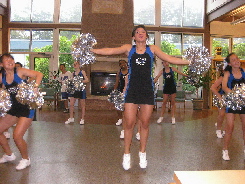 cheerleader front on